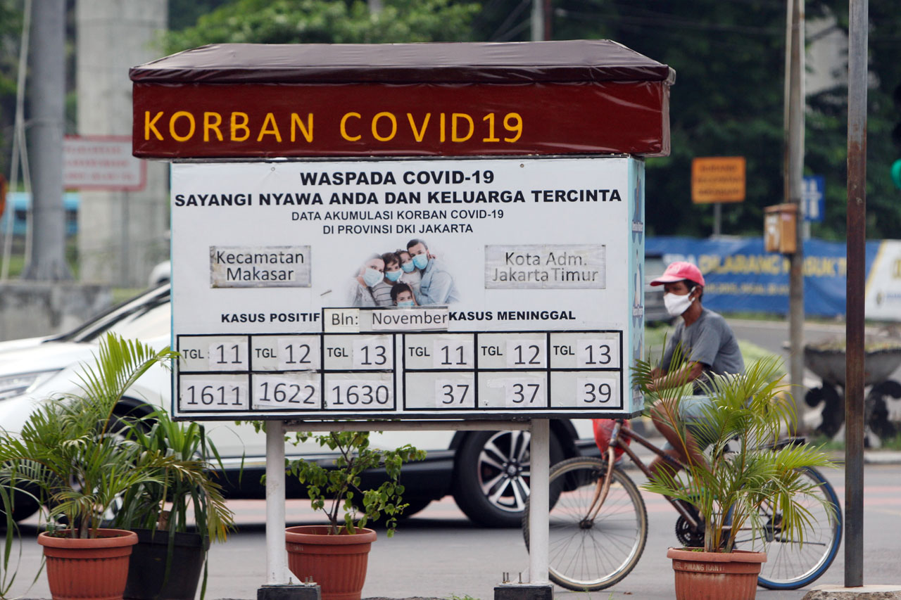 Papan Sosialisasi Korban...
