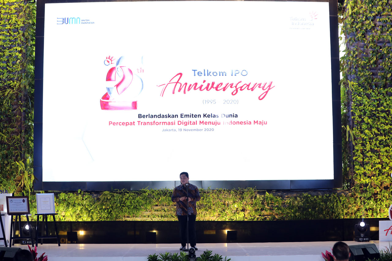 25 Tahun IPO, Telkom...