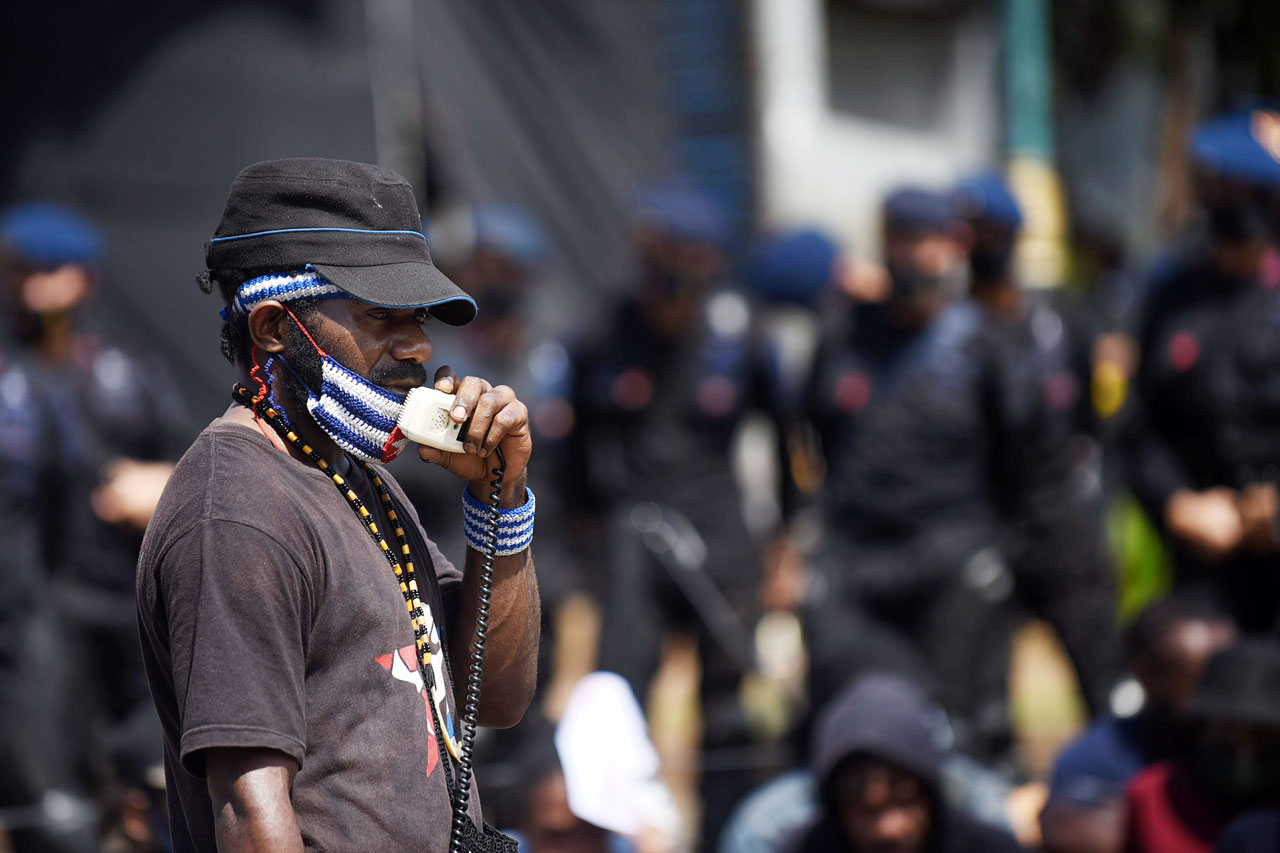 Mahasiswa Papua Gelar...