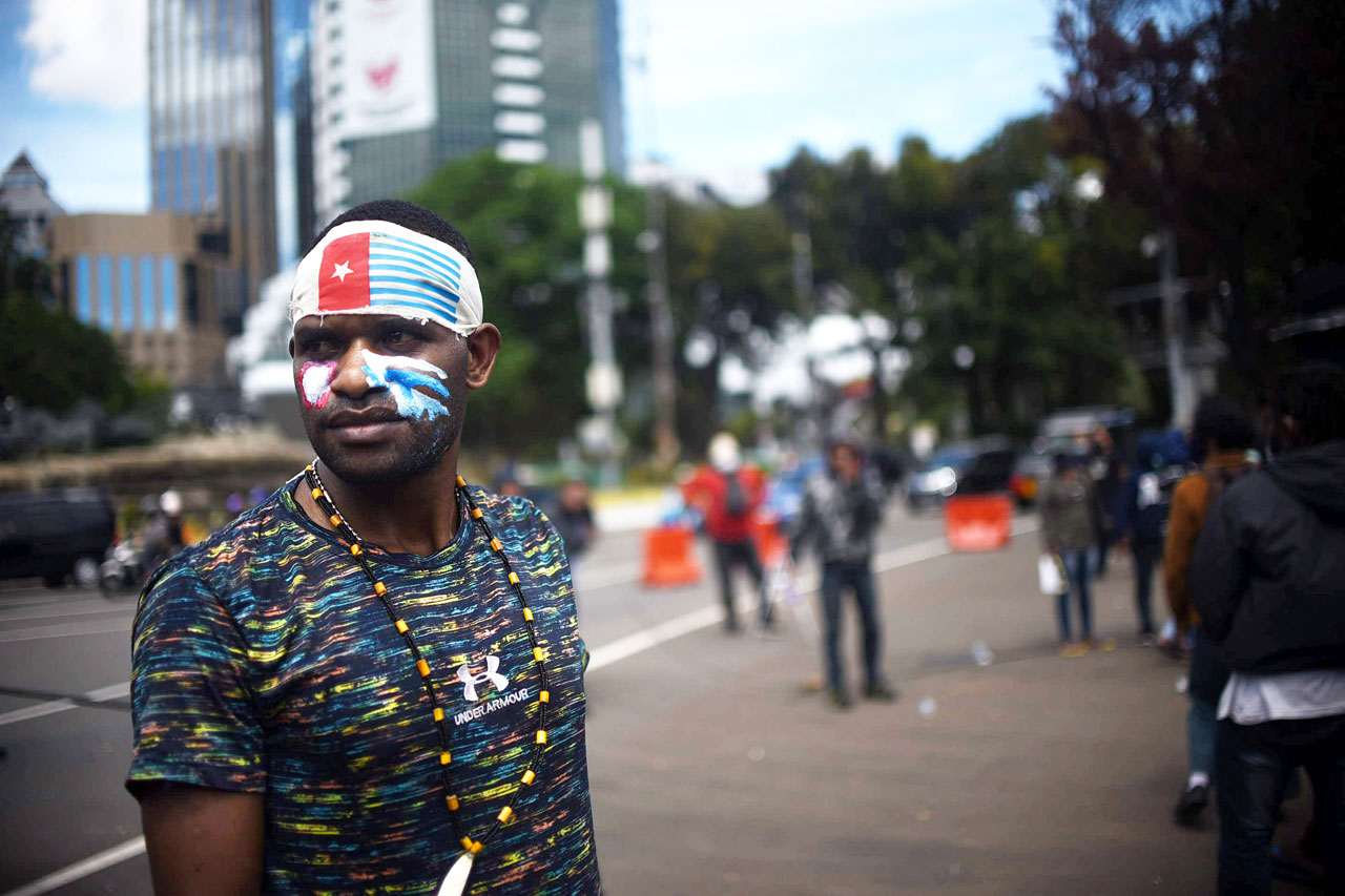 Mahasiswa Papua Gelar...