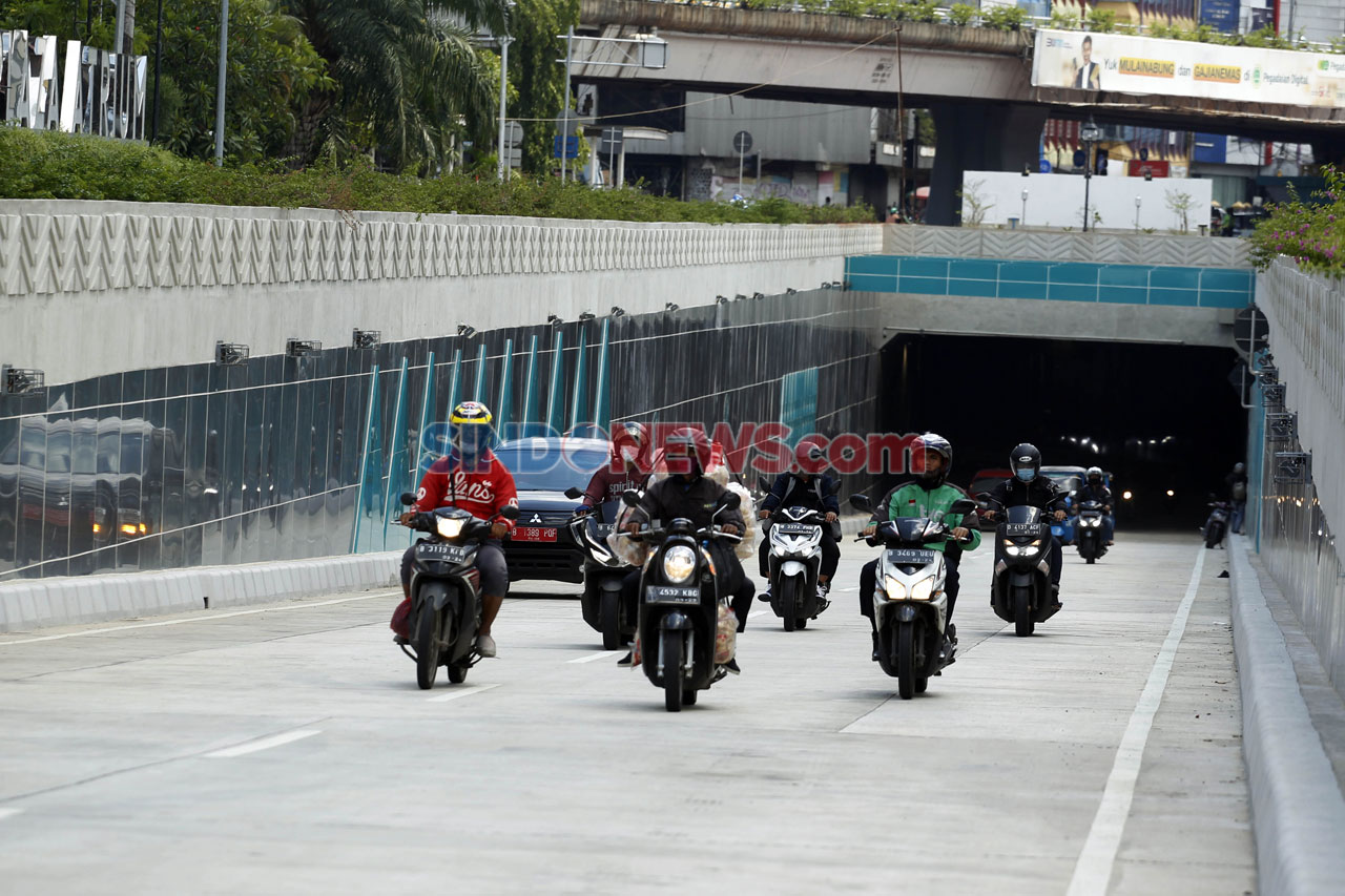 Uji Coba Underpass Senen...
