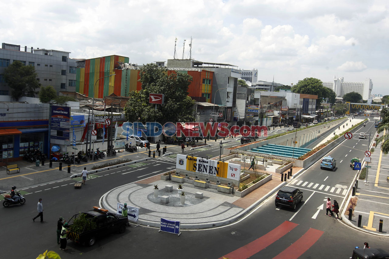 Uji Coba Underpass Senen...