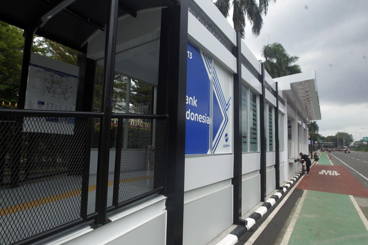 Halte Sementara Transjakarta...