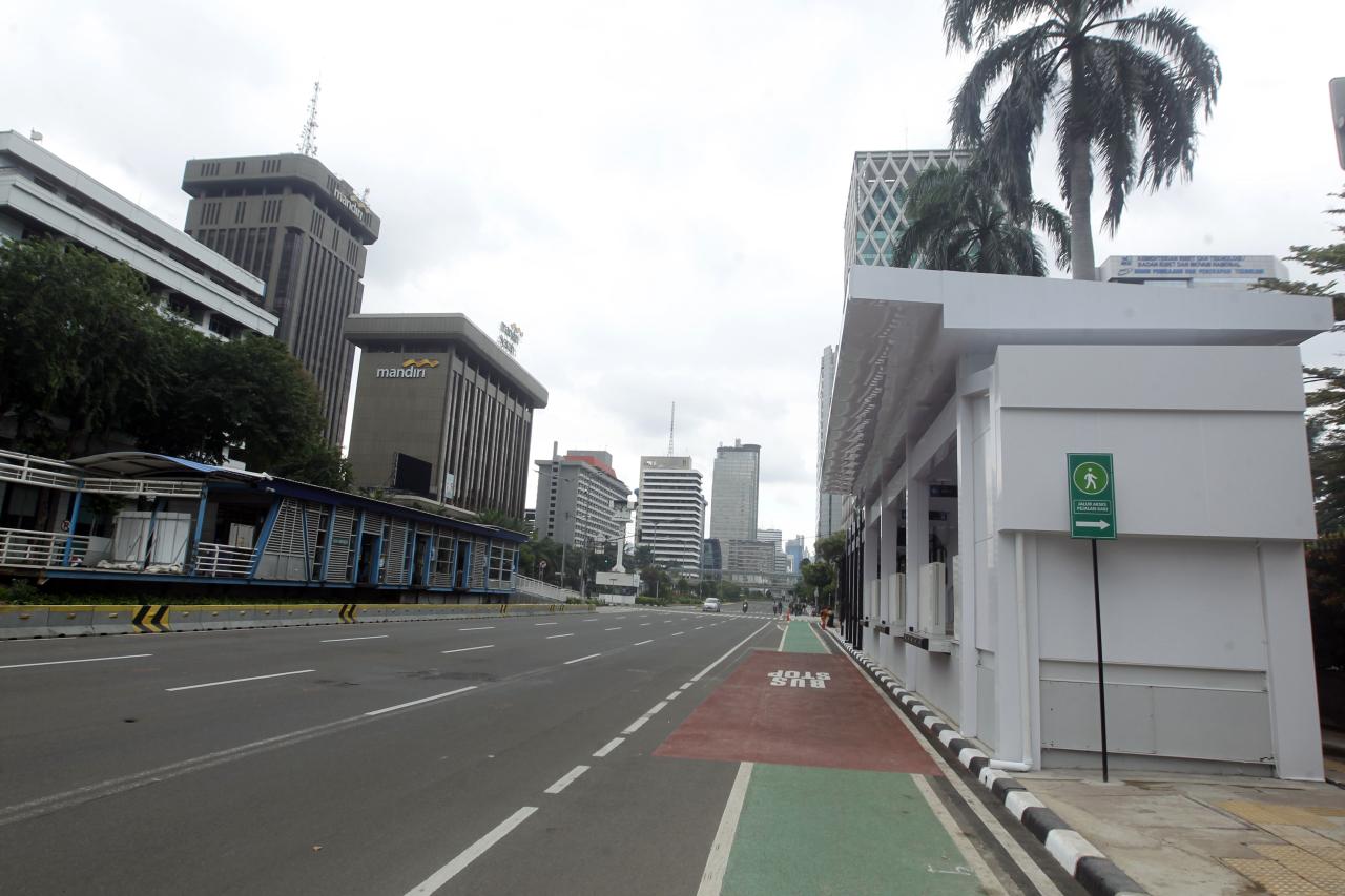 Halte Sementara Transjakarta...
