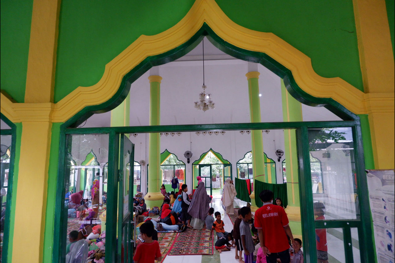 Pengungsi Banjir Makassar...