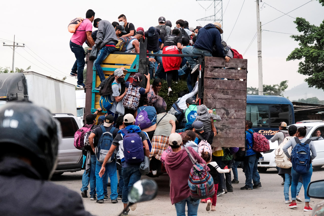 Ribuan Imigran Honduras...