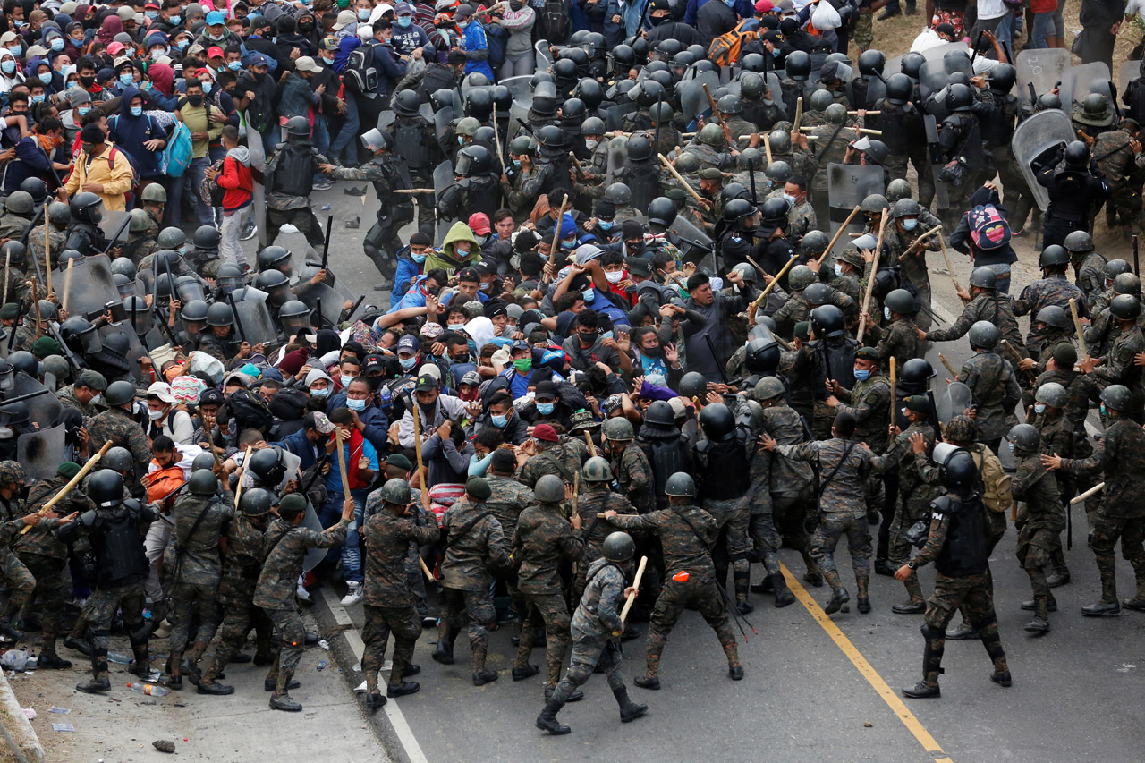 Ribuan Imigran Honduras...
