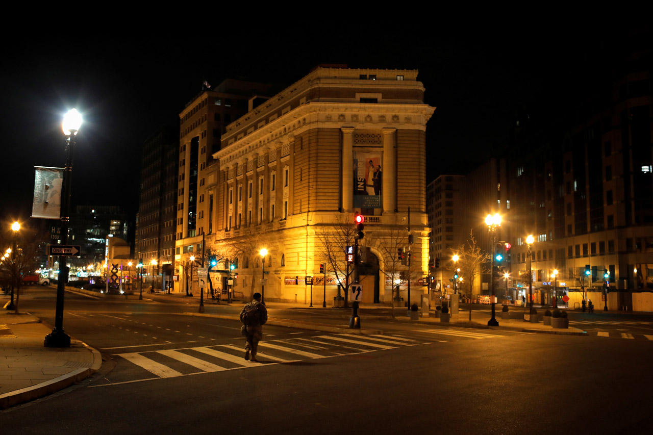 Pengamanan di Washington...