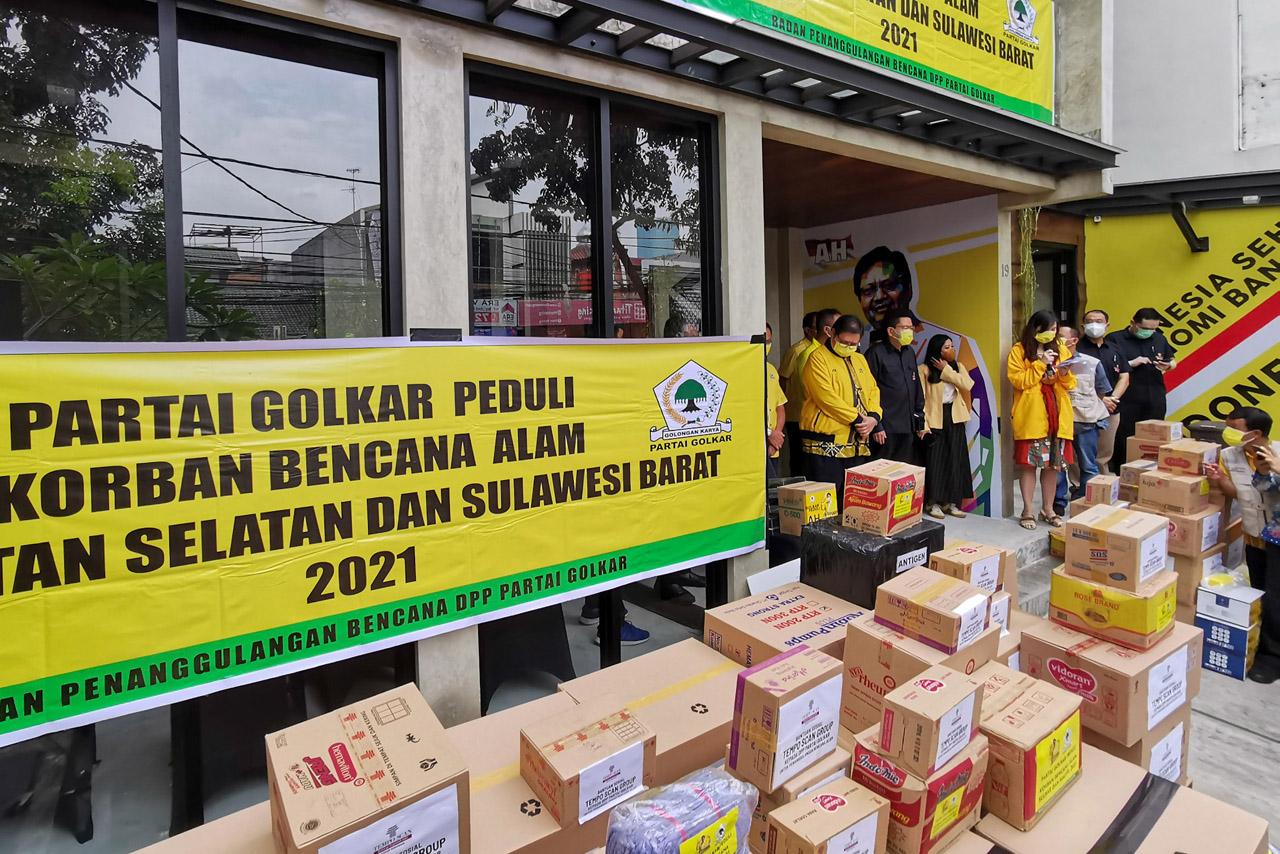 Golkar Kirim Bantuan...
