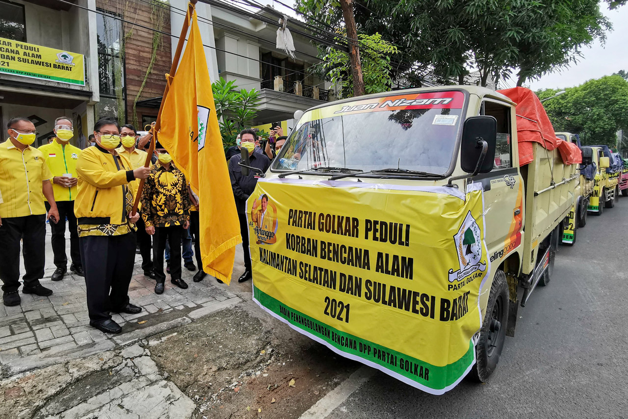 Golkar Kirim Bantuan...