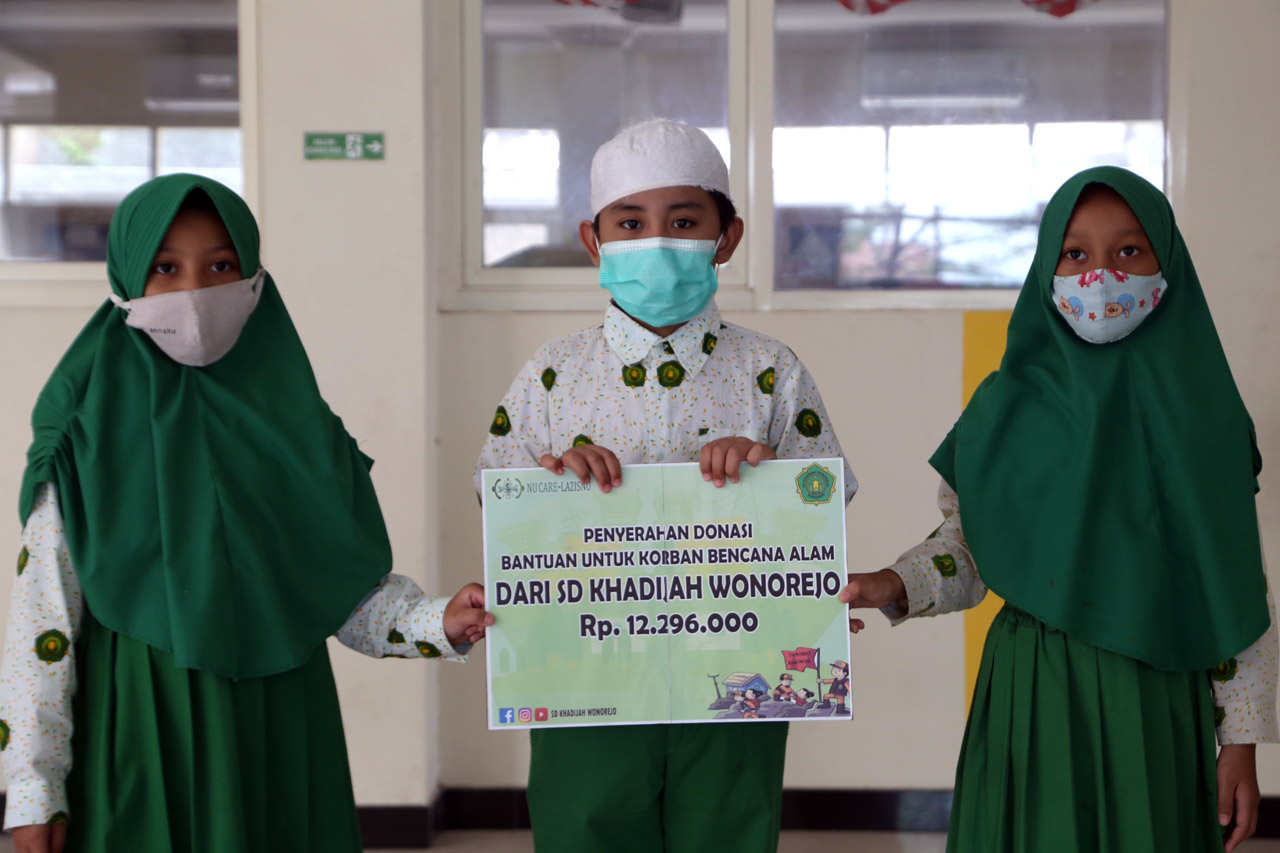 Peduli Bencana, Siswa...
