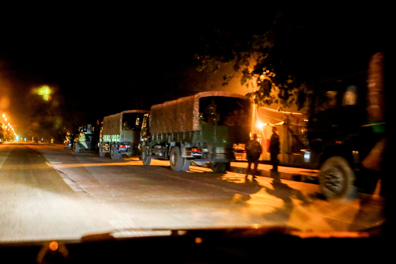 Kudeta Myanmar, Tentara...