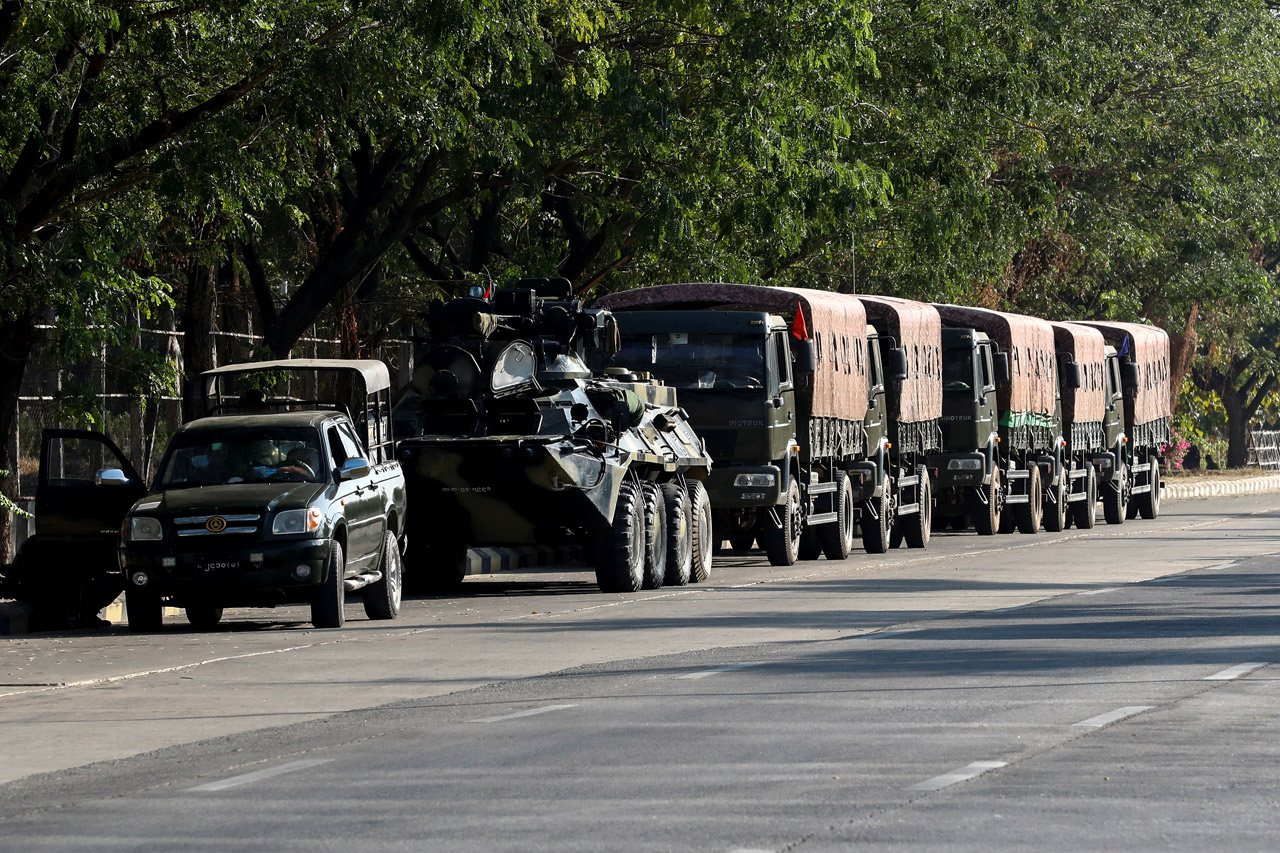 Kudeta Myanmar, Tentara...
