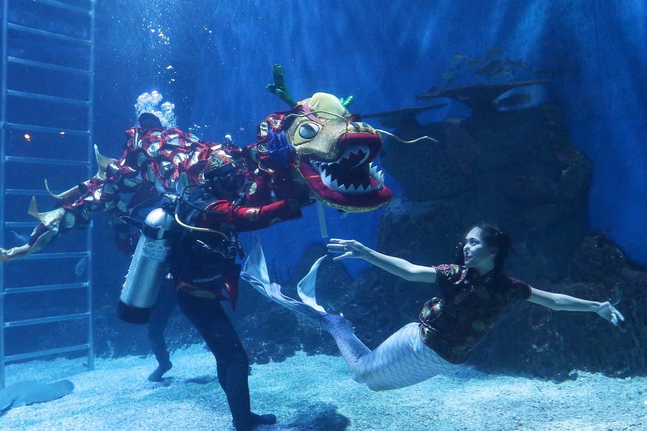 Atraksi Liong Bawah...