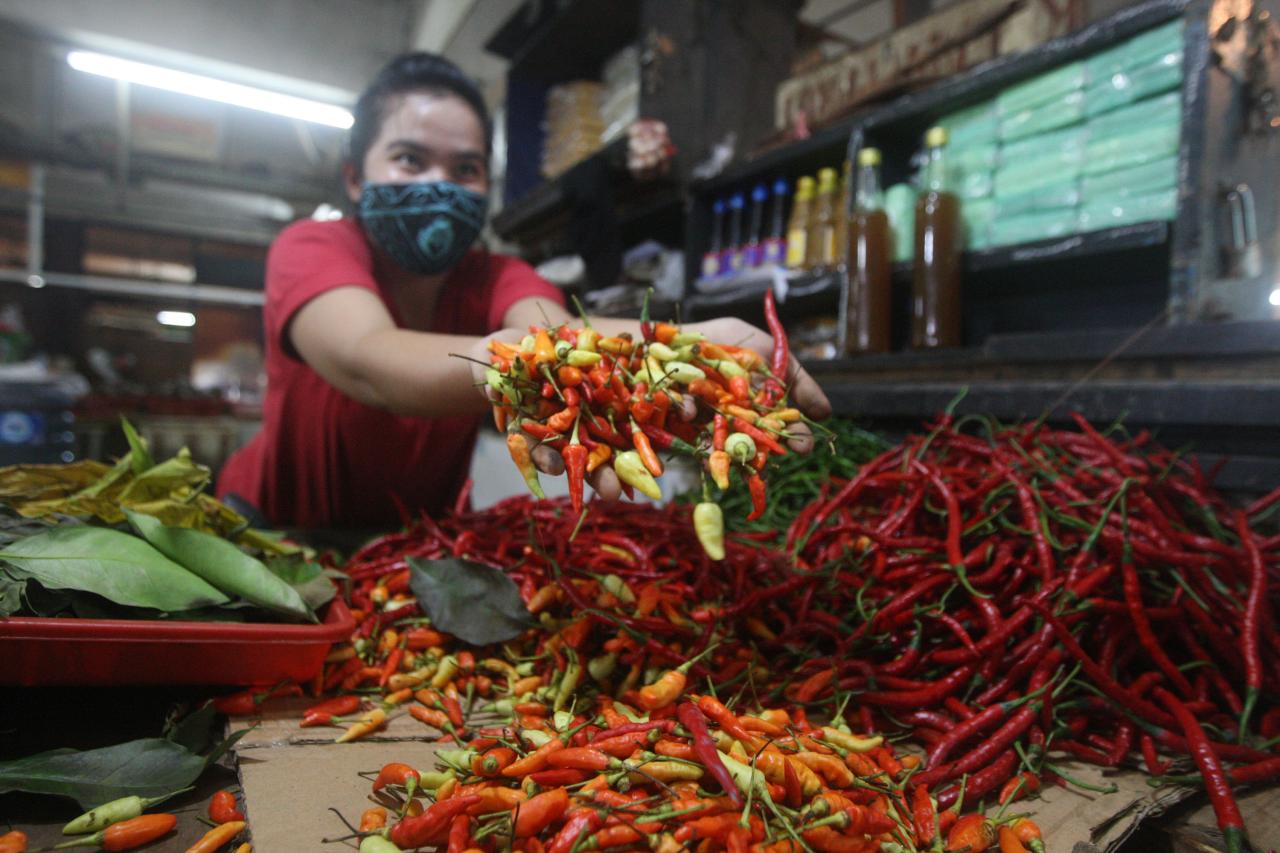 Harga Cabai di Pasar...