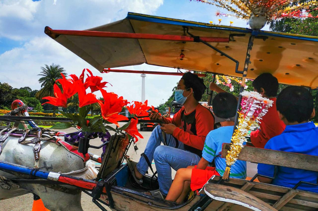 Delman Hias di Monas...