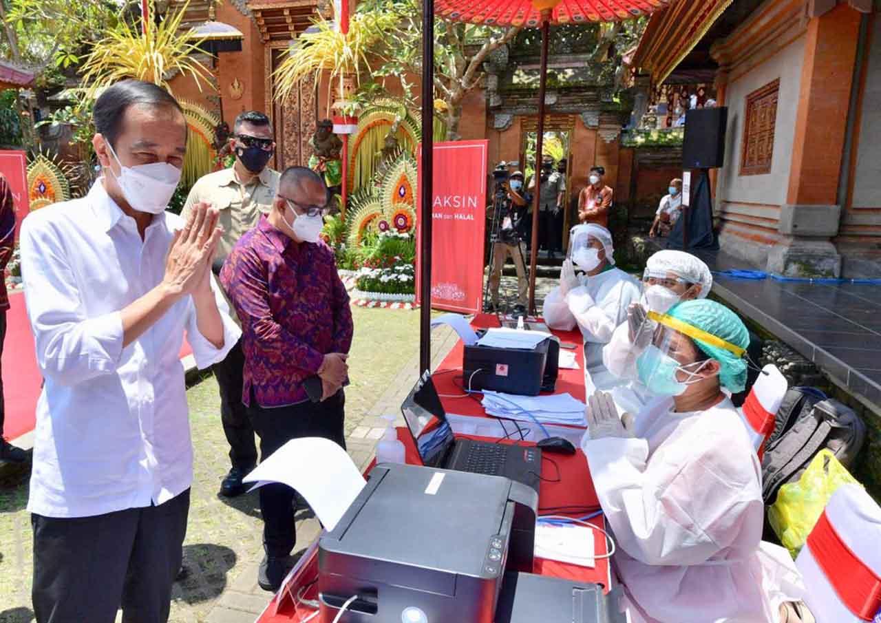 Jokowi Pantau Hanoman...