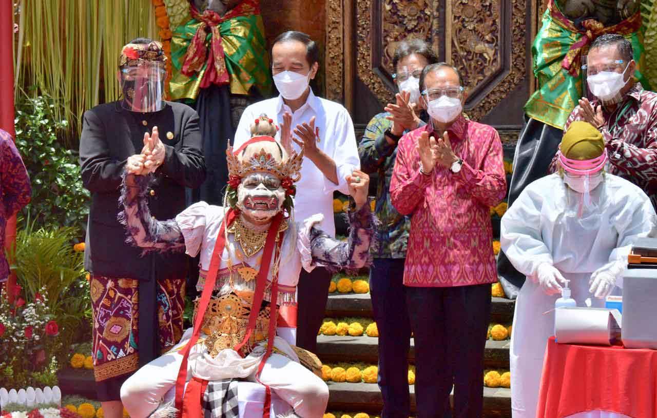 Jokowi Pantau Hanoman...