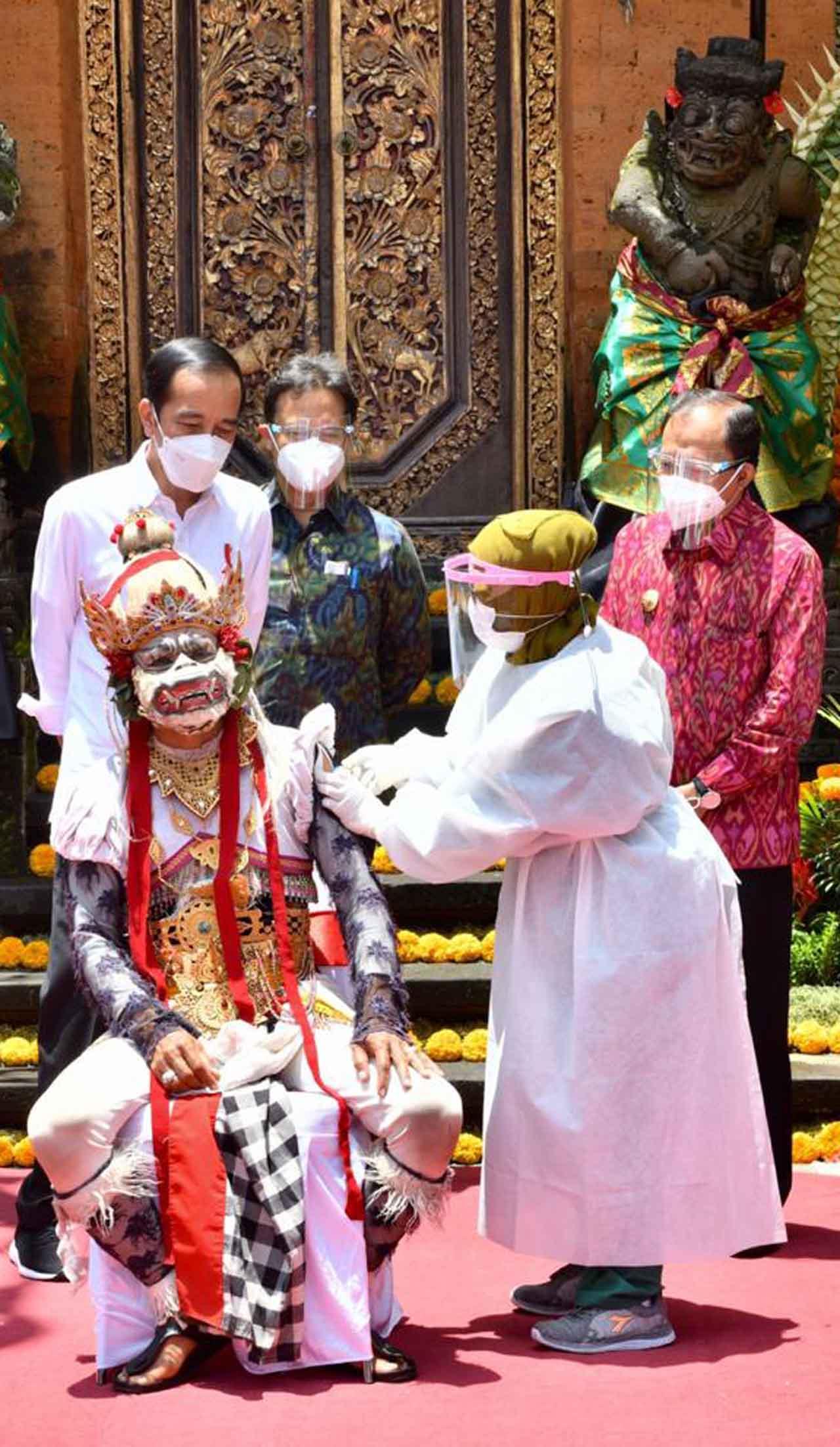 Jokowi Pantau Hanoman...