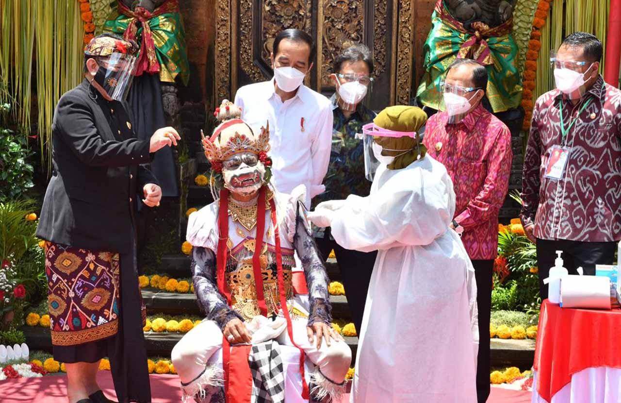 Jokowi Pantau Hanoman...