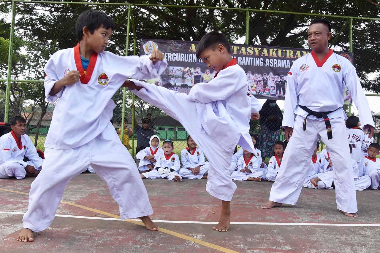 Aksi Pesilat Cilik saat...