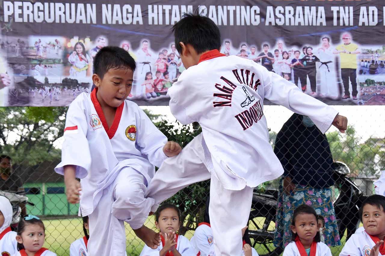 Aksi Pesilat Cilik saat...