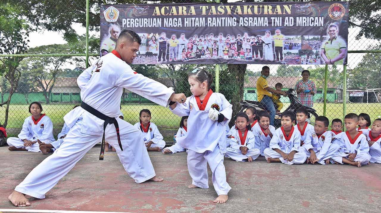 Aksi Pesilat Cilik saat...