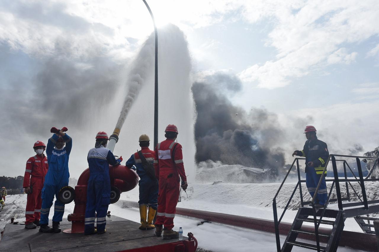 Tim HSSE dan Fire Fighter...