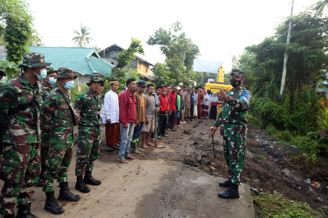 Satgas Zeni TNI AD Mulai...