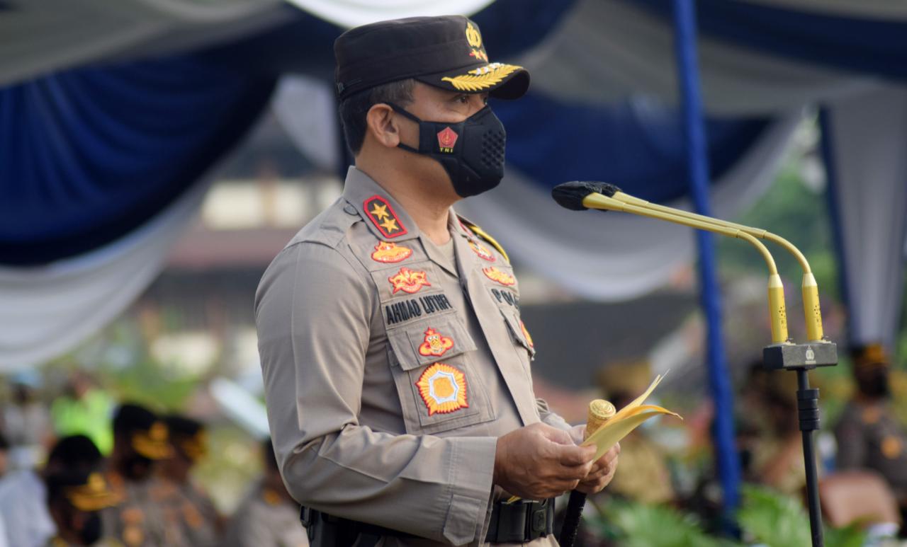 Polda Jateng Gelar Apel...