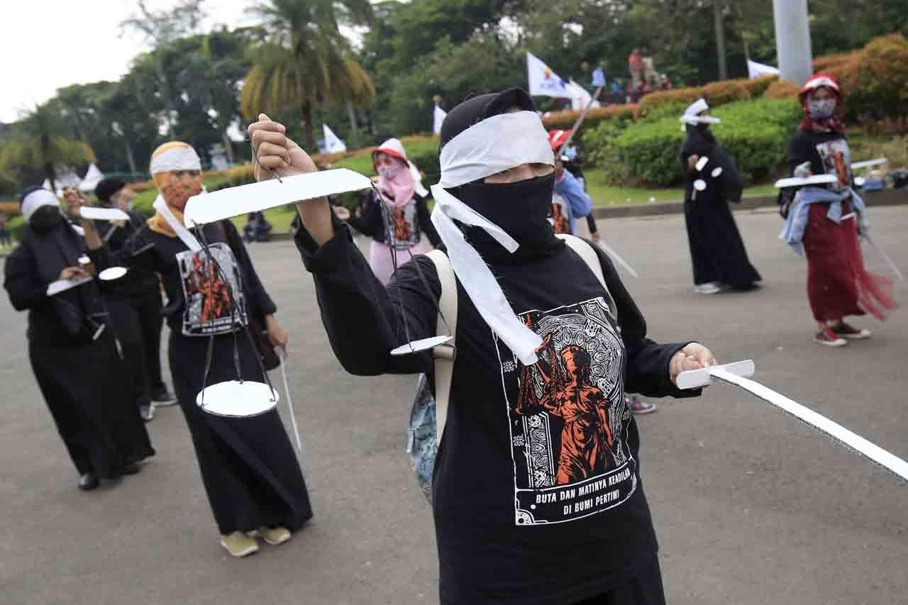 Aksi May Day di Jakarta,...