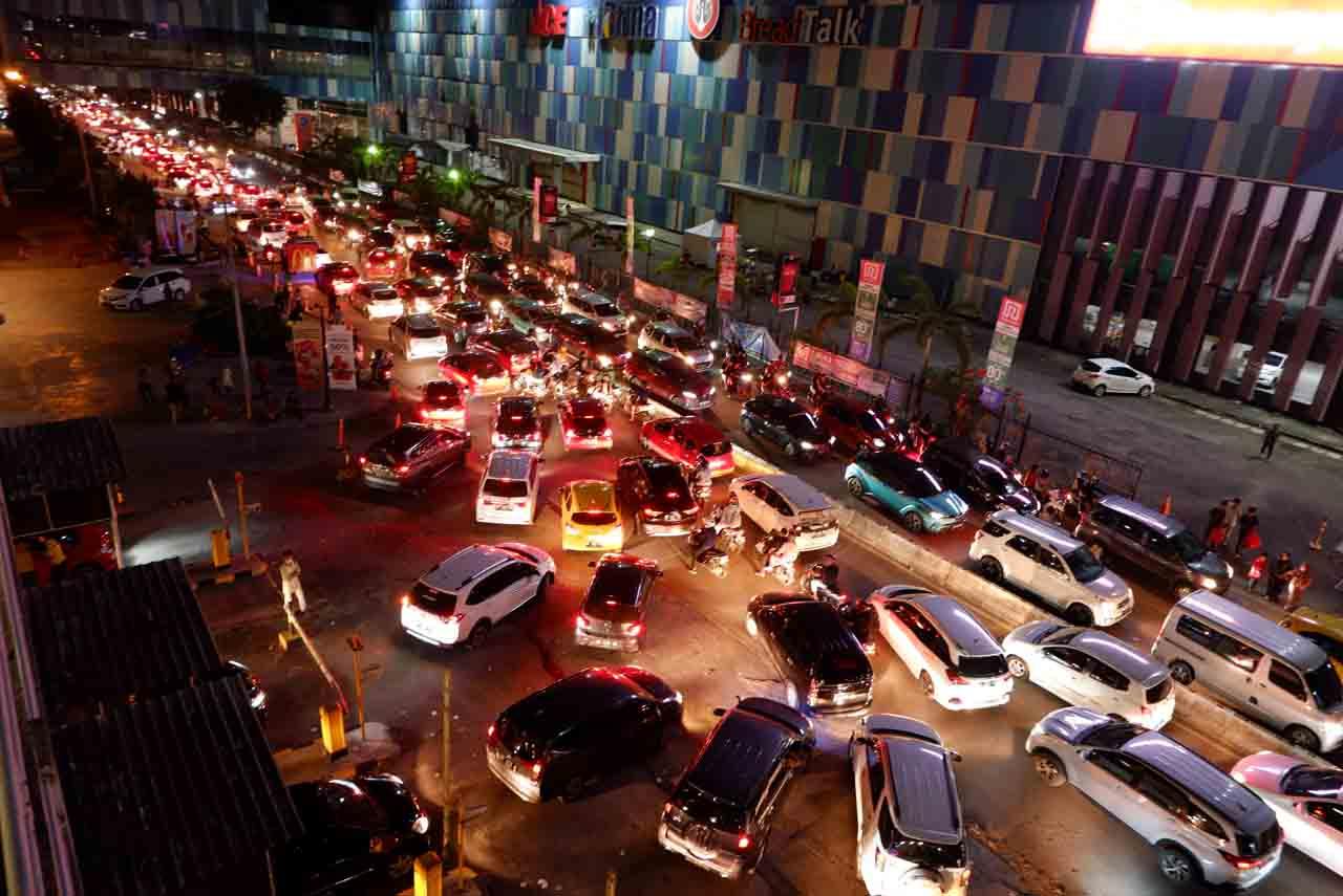 Kemacetan di Kota Makassar...
