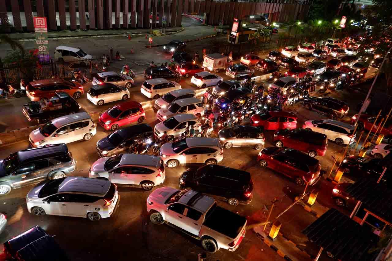 Kemacetan di Kota Makassar...