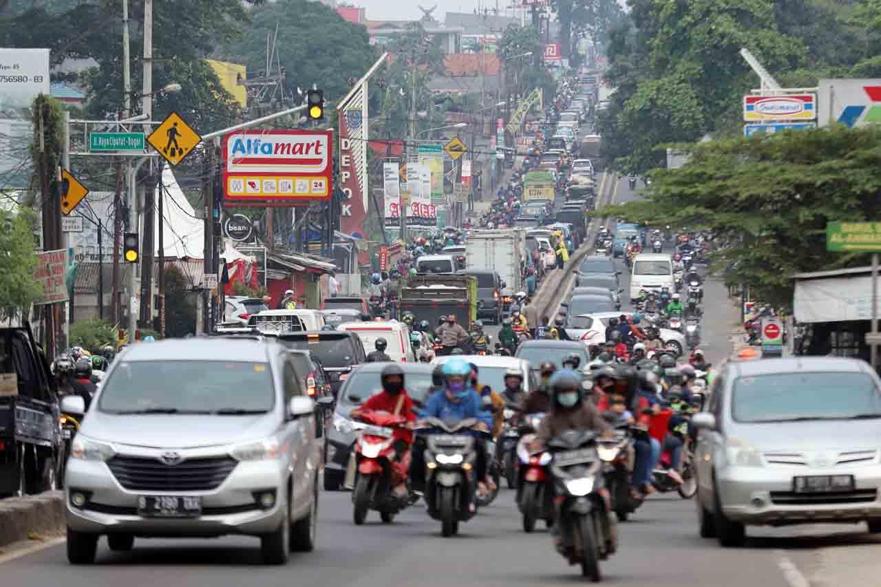 Kemacetan Imbas Penyekatah...