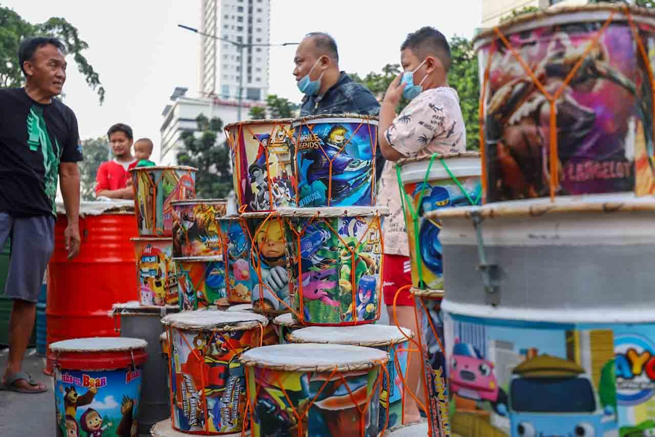 Bedug Bermotif Kartun...