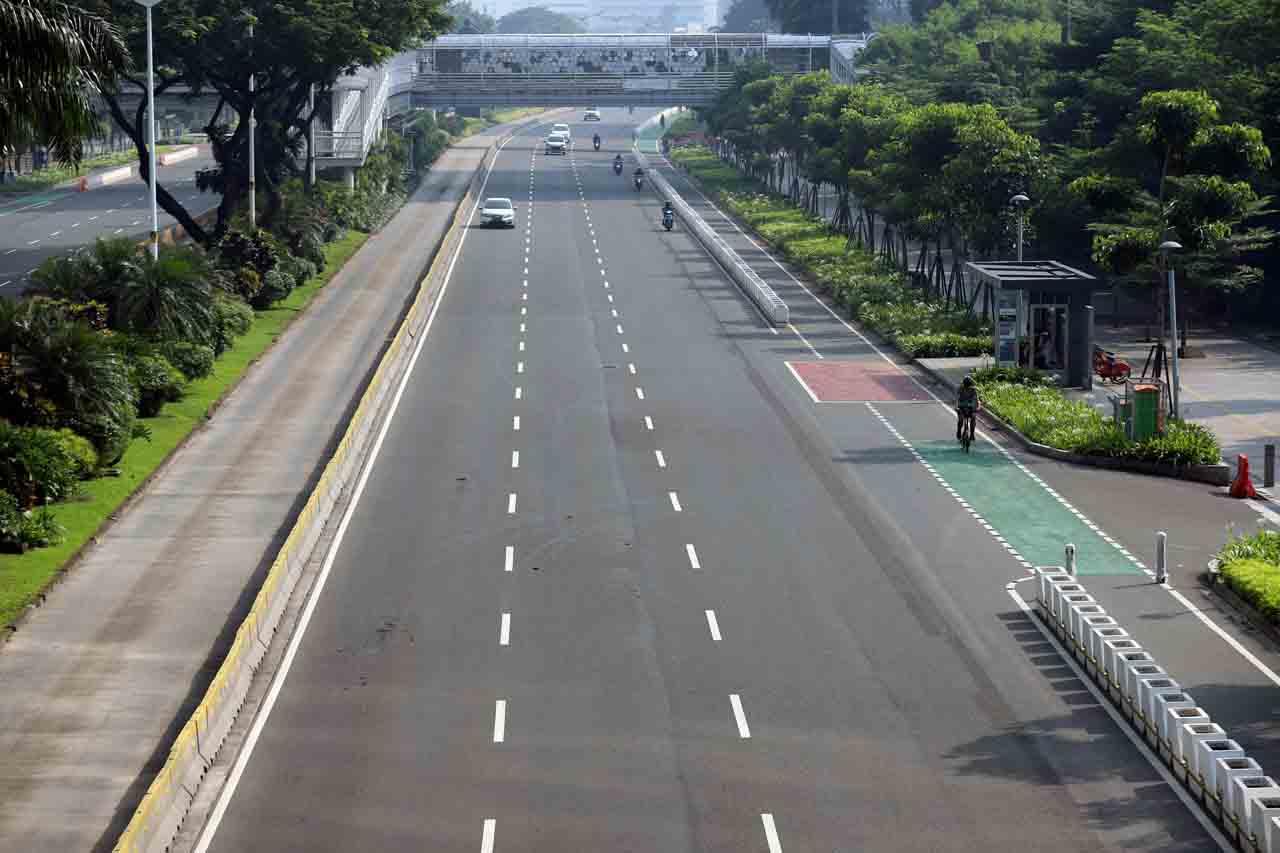 Suasana Sepi Jalan Jenderal...