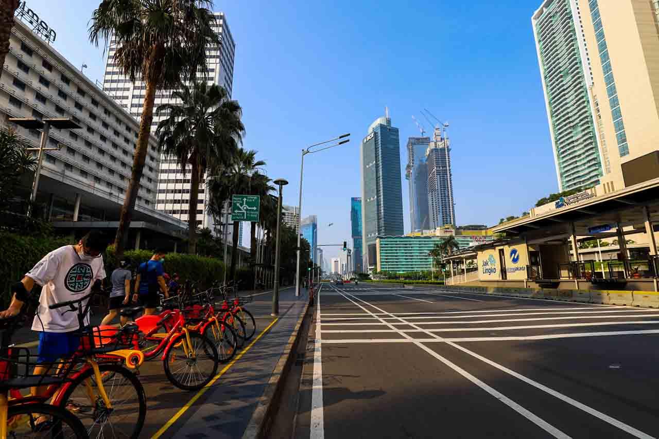 Jalanan Protokol Lengang...