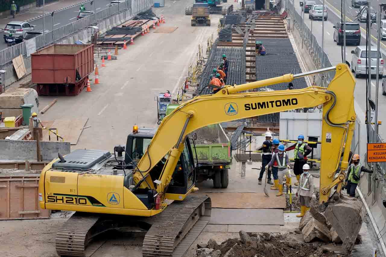 Progres Proyek MRT Jakarta...