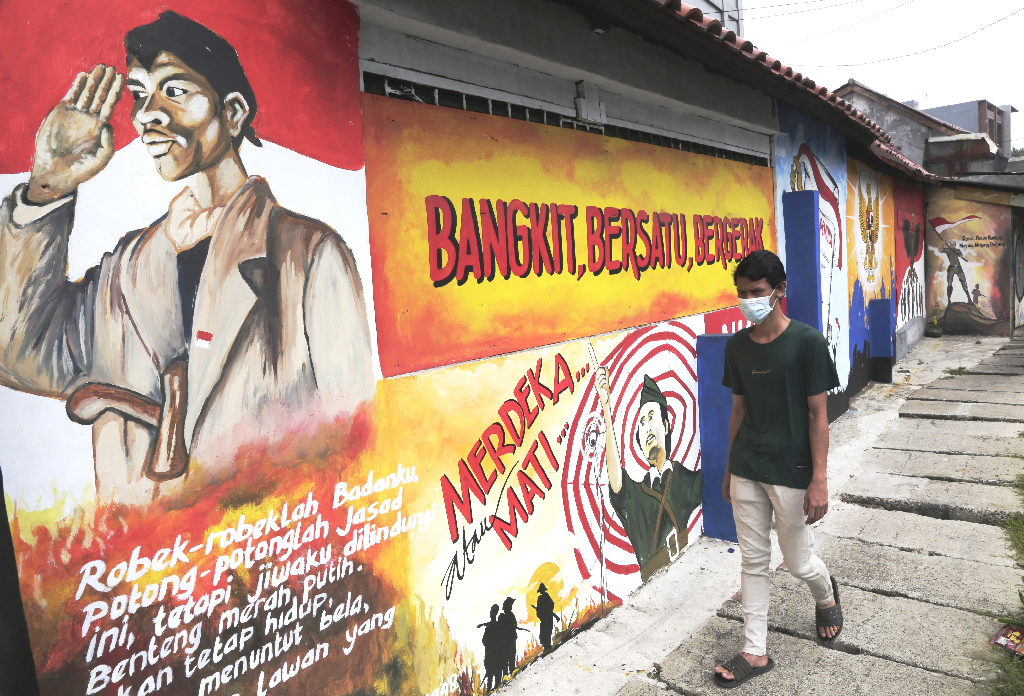 Mural Bertema Pancasila...