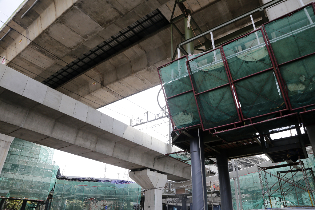 Pembangunan Skybridge...