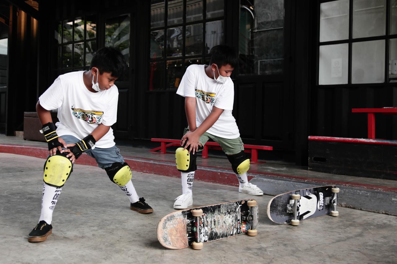 Serunya Berlatih Skateboard...