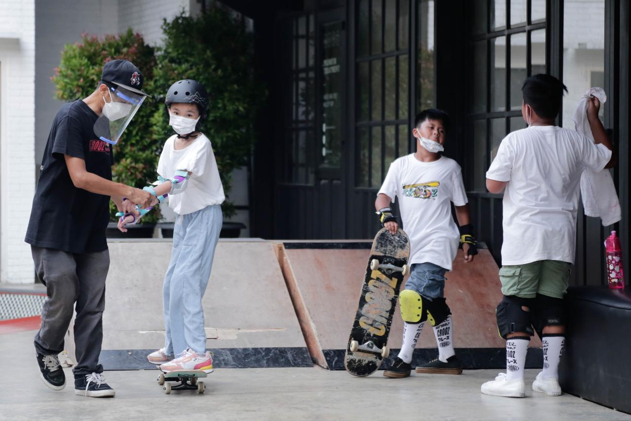 Serunya Berlatih Skateboard...