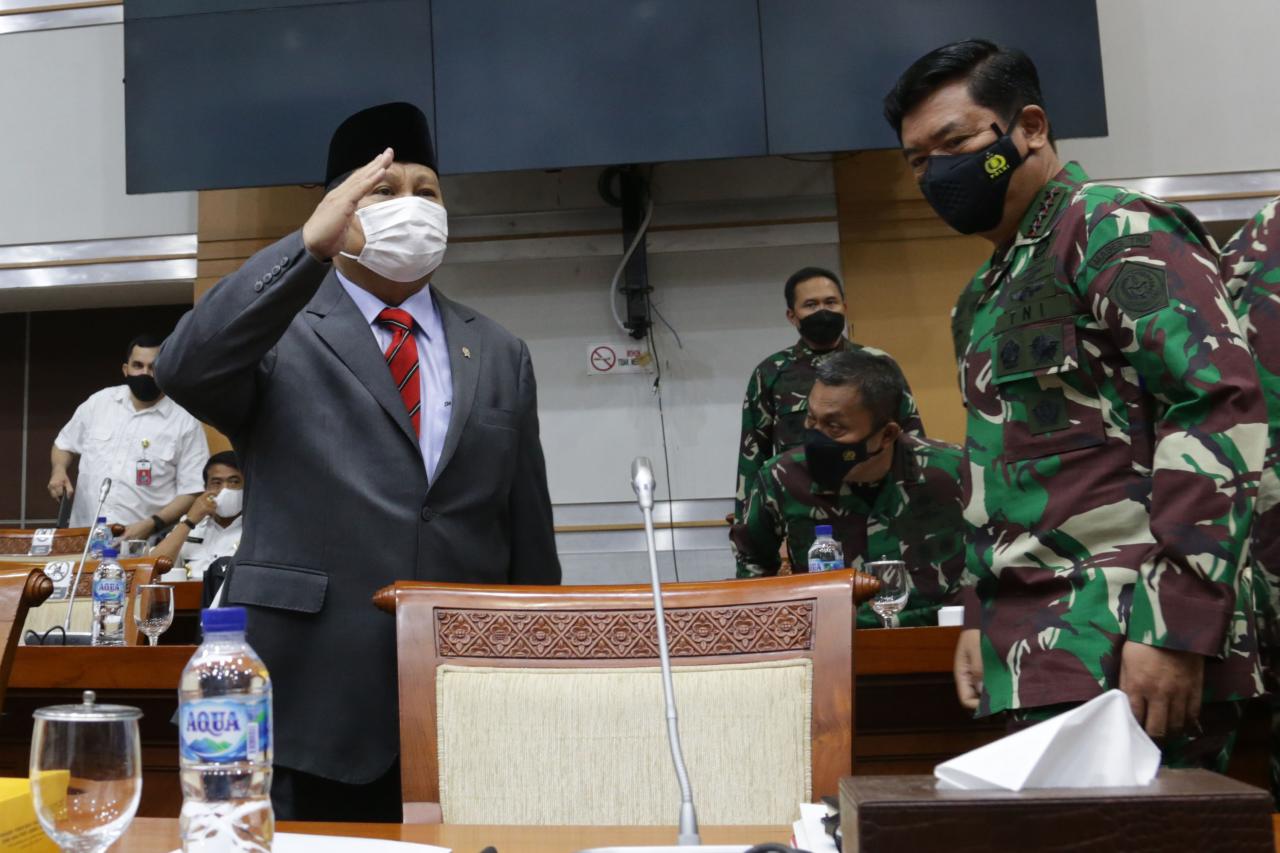 Raker di DPR, Menhan...