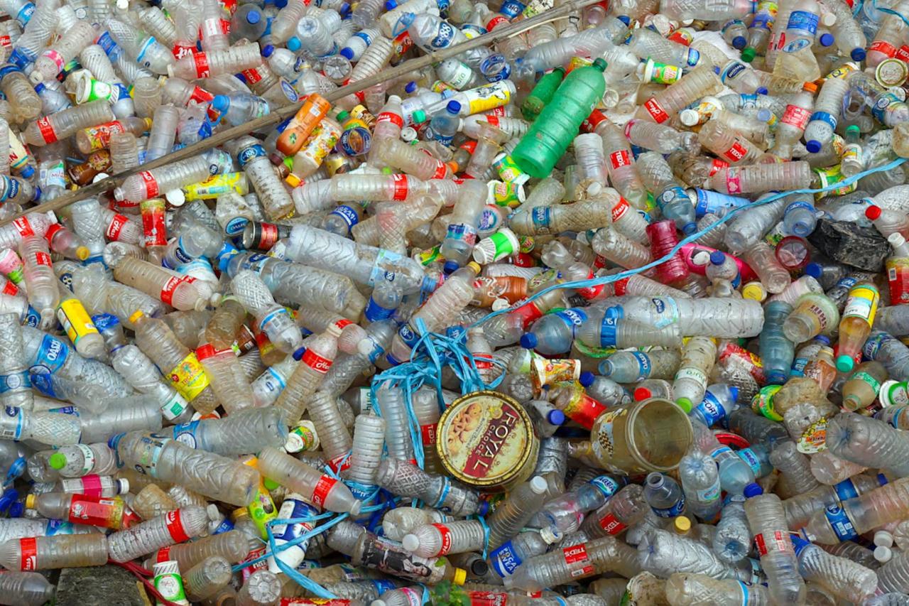 Sampah Botol Plastik...