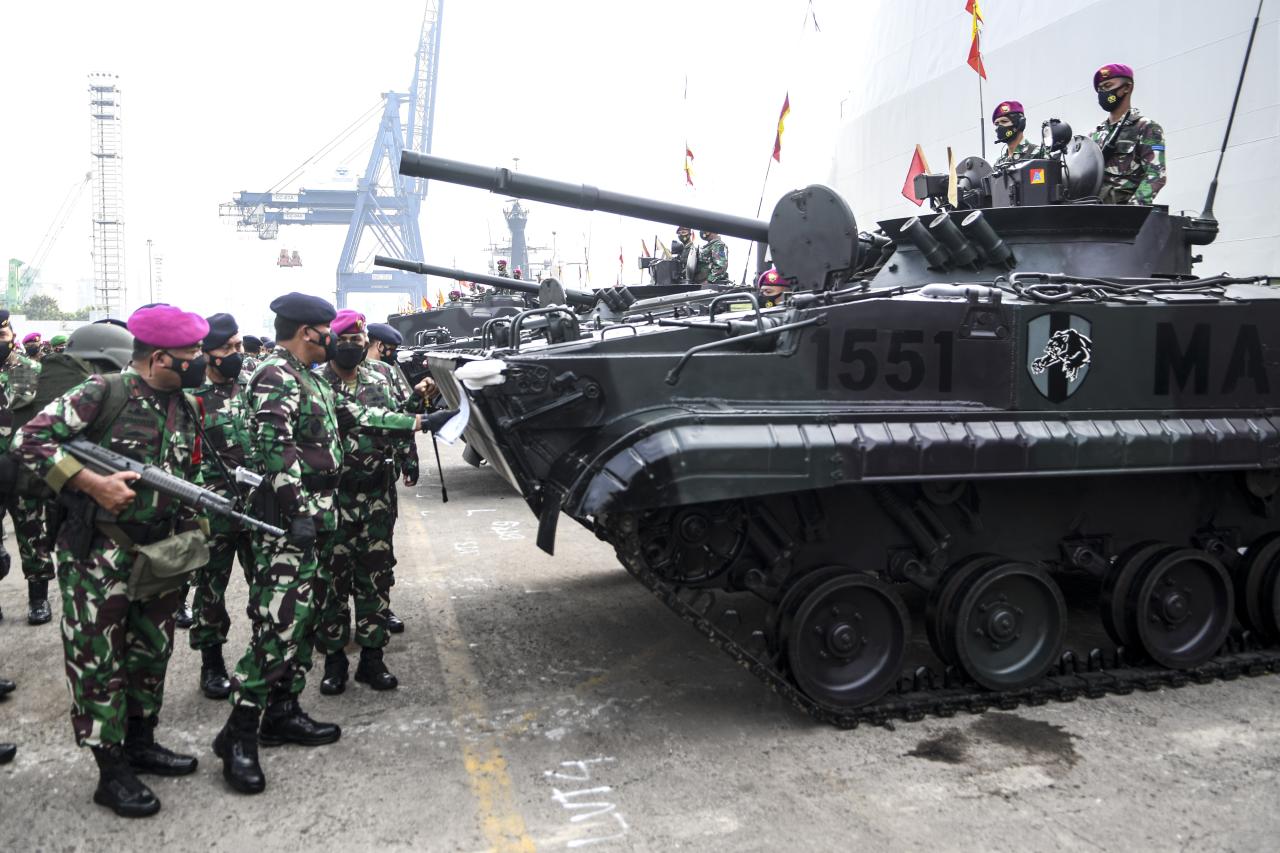 Prajurit TNI AL Dikerahkan...