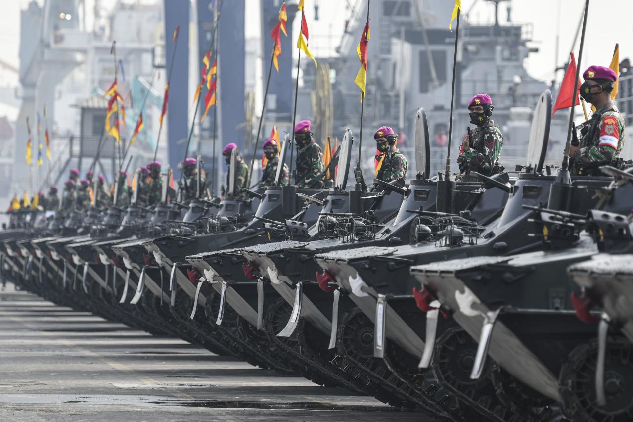 Prajurit TNI AL Dikerahkan...