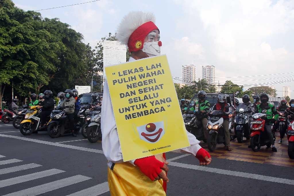 Aksi Komunitas Aku Badut...