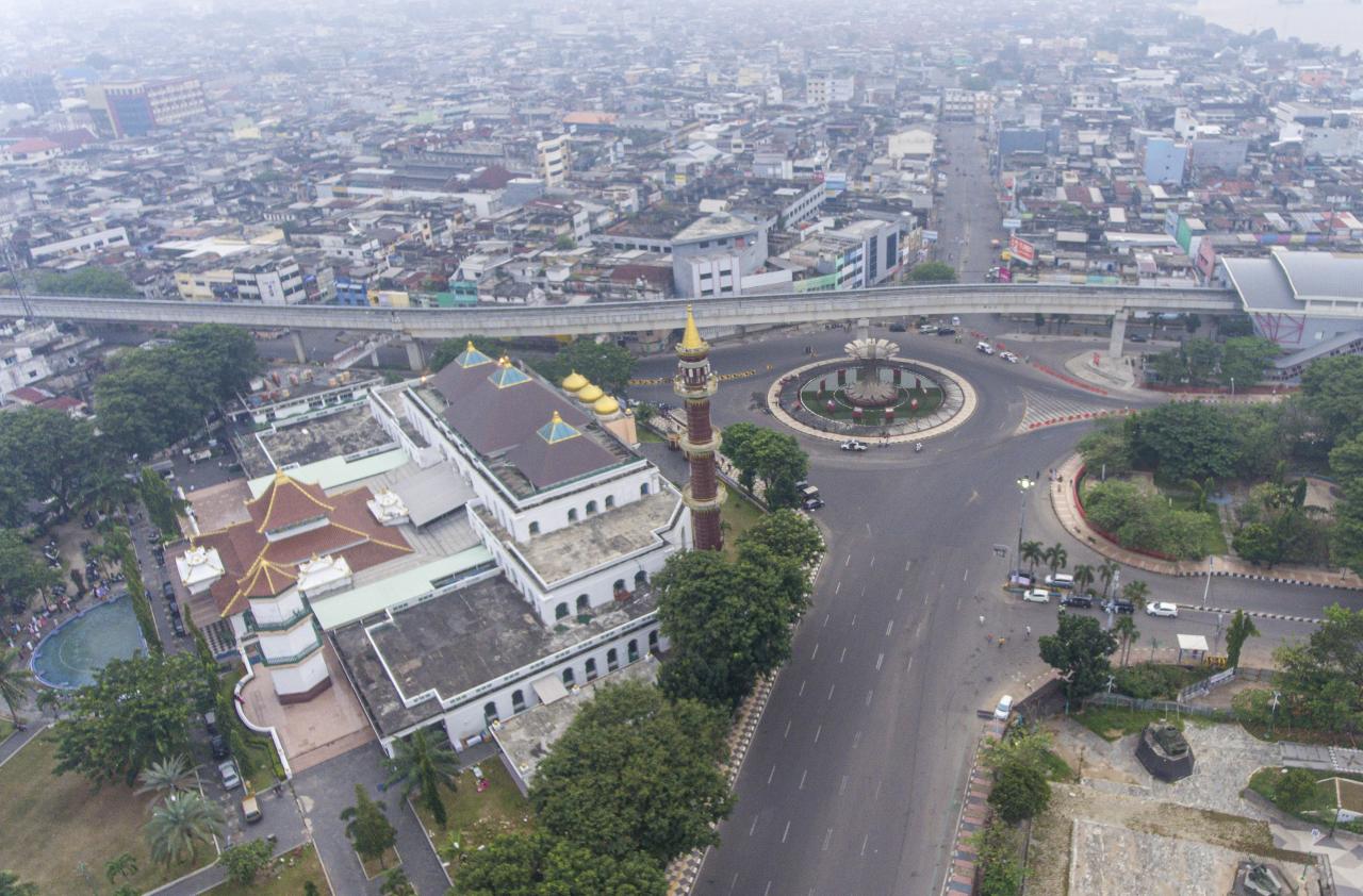 Suasana Pusat Kota Palembang...