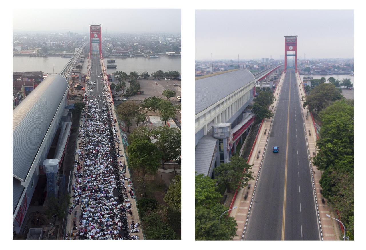 Suasana Pusat Kota Palembang...