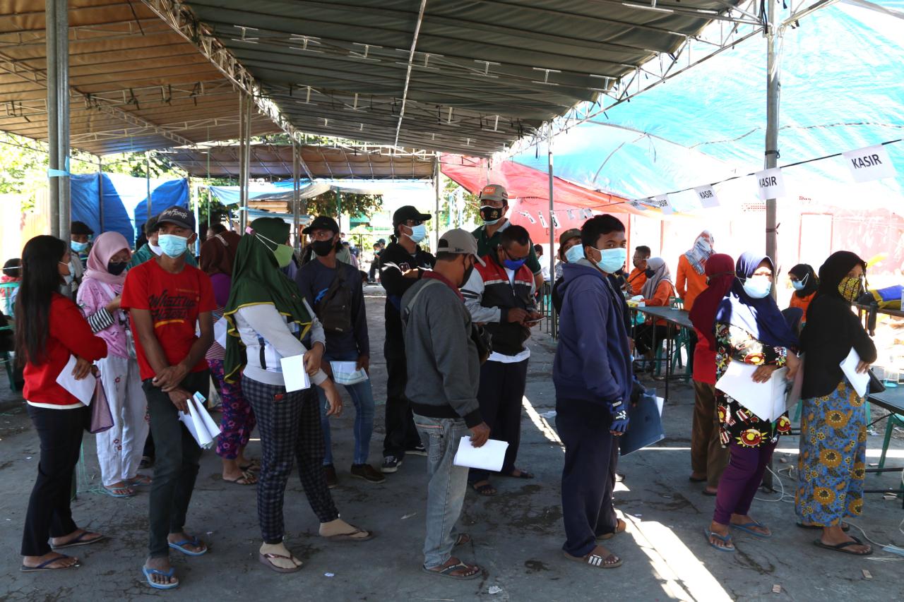 Begini Antrian Pengambilan...